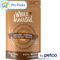 WholeHearted Grain-Free Tender Tidbits Peanut Butter Recipe Dog Training Treats