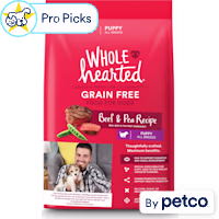 WholeHearted Grain Free All Breed Beef & Pea Recipe Dry Puppy Food