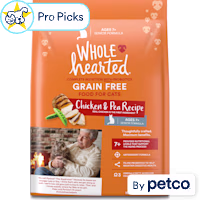 WholeHearted Grain Free Senior Chicken Recipe Dry Cat Food