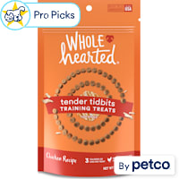 WholeHearted Grain-Free Tender Tidbits Chicken Recipe Training Treats for Dogs