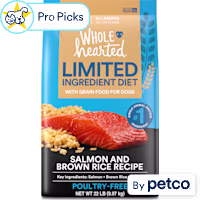WholeHearted Limited Ingredient Diet Salmon & Brown Rice Recipe Dog Food