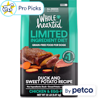 WholeHearted Limited Ingredient Diet Duck & Sweet Potato Recipe Dog Food