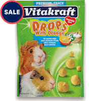 Vitakraft Drops with Orange Guinea Pig Treats