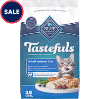 Blue Buffalo Tastefuls Chicken & Brown Rice Recipe Natural Dry Food for Adult Indoor Cats