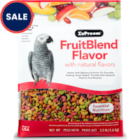 ZuPreem AvianMaintenance FruitBlend Premium Bird Diet for Medium & Large Birds