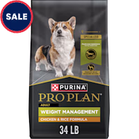 Purina Pro Plan Weight Management Chicken and Rice Formula Dry Dog Food