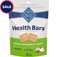 Blue Buffalo Health Bars Oven-Baked with Natural Ingredients Apples & Yogurt Crunchy Dog Biscuits