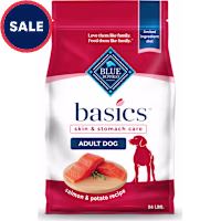 Blue Buffalo Basics Skin & Stomach Care, Limited Ingredient, Salmon, Adult Dry Dog Food