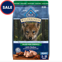 Blue Buffalo Wilderness High-Protein with Real Chicken Grain-Free, Natural Ingredients, Chicken for Puppy Dry Dog Food