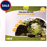 TetraPond Filtration Fountain Kit with Flat Box Filter