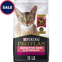 Purina Pro Plan Sensitive Skin and Stomach Lamb and Rice Formula Dry Cat Food