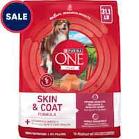Purina ONE Natural +Plus Skin & Coat Formula Sensitive Stomach Dry Dog Food