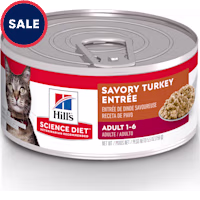 Hill's Science Diet Adult Savory Turkey Entree Canned Wet Cat Food