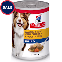 Hill's Science Diet Senior 7+ Savory Stew with Chicken & Vegetables Canned Wet Dog Food