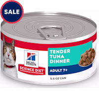 Hill's Science Diet Senior 7+ Tender Tuna Dinner Canned Wet Cat Food