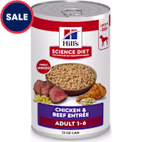 Hill's Science Diet Chicken & Beef Entree Adult Canned Dog Food