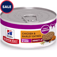 Hill's Science Diet Adult Small & Mini Chicken & Barley Entree Canned Wet Dog Food