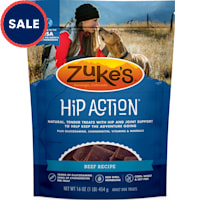 Zuke's Hip Action Hip & Joint Soft and Chewy Natural Beef Recipe Dog Treats