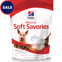 Hill's Natural Soft Savory Dog Treats with Chicken & Yogurt