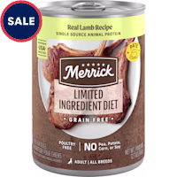 Merrick Healthy and Natural with Lamb, Limited Ingredient Diet Premium Grain Free Wet Dog Food