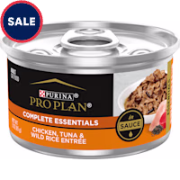 Purina Pro Plan COMPLETE ESSENTIALS Chicken, Tuna & Wild Rice Entree in Sauce Wet Cat Food