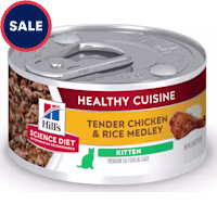 Hill's Science Diet Kitten Healthy Cuisine Tender Chicken & Rice Medley Canned Wet Cat Food