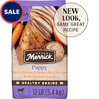 Merrick Healthy Grains Wholesome and Natural Kibble for Healthy Digestion, Puppy Recipe Premium Dry Dog Food