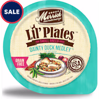 Merrick Lil' Plates Grain Free & Gluten Free Soft Dainty Duck Medley Natural Wet Dog Food for Small Dogs