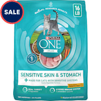 Purina ONE +Plus Sensitive Skin and Stomach Formula Natural Dry Cat Food