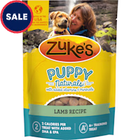 Zuke's Puppy Naturals Bag of Soft Puppy Treats for Training, Natural Dog Treats Bites with Lamb Recipe