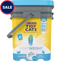 Tidy Cats Scented Light Weight Glade Clear Springs Low Dust Clumping Multi Cat Litter