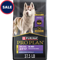 Purina Pro Plan High Protein, SPORT 27/17 Lamb & Rice Formula Small Bites Dry Dog Food