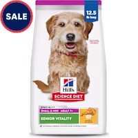 Hill's Science Diet Adult 7+ Senior Vitality Small & Mini Chicken & Rice Recipe Dry Dog Food