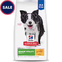 Hill's Science Diet Senior 7+ Senior Vitality Chicken & Rice Recipe Dry Dog Food