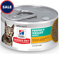 Hill's Science Diet Perfect Weight Roasted Vegetable and Chicken Medley Canned Wet Cat Food