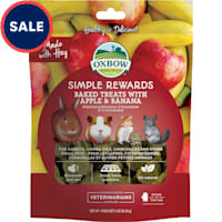 Oxbow Simple Rewards Apple and Banana Baked Small Animal Treats