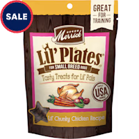 Merrick Lil' Plates Grain Free Chunky Chicken Natural Training Treats for Small Dogs