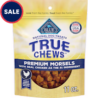 Blue Buffalo True Chews Natural Premium Morsels Chicken Dog Treats