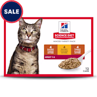 Hill's Science Diet Adult Entree Can Variety Pack Cat Food