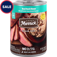 Merrick Real Grain Free Duck Dinner Canned Dog Food