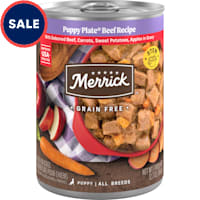 Merrick Grain Free Puppy Plate Beef Recipe Wet Puppy Food