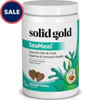 Solid Gold SeaMeal Chews for Skin & Coat, Digestive & Immune Health With Natural, Grain Free Supplement for Dogs
