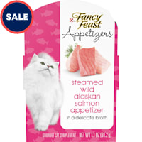Fancy Feast Appetizers Steamed Wild Alaskan Salmon in Delicate Broth Wet Cat Food