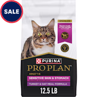 Purina Pro Plan Sensitive Skin and Stomach Turkey and Oat Meal Formula Dry Cat Food