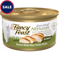 Fancy Feast Gourmet Naturals White Meat Chicken Recipe in Gravy Wet Cat Food