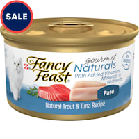 Fancy Feast Gourmet Naturals Trout & Tuna Recipe Pate Wet Cat Food