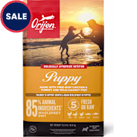 ORIJEN Grain Free, High Protein, Fresh & Raw Animal Ingredients Dry Puppy Food