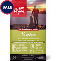 ORIJEN Grain Free, Senior, High Protein, Fresh & Raw Animal Ingredients Dry Dog Food