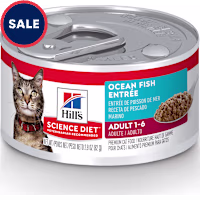 Hill's Science Diet Adult Ocean Fish Entree Canned Cat Food