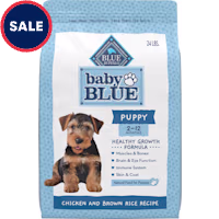 Blue Buffalo Baby Blue Healthy Growth Formula with DHA, Savory Chicken Recipe Natural Dry Food for Puppies